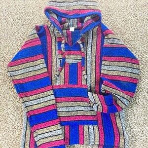 Vibrant Striped Men's Hoodie